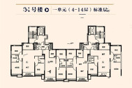 四号楼1单元（4-14层）